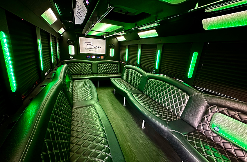 FORD E450 TIFFANY LIMO BUS
